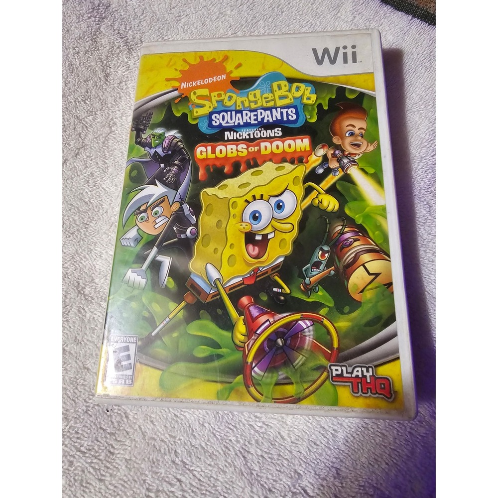 SpongeBob SquarePants Globs of Doom - Nickelodeon Wii Game - Fun Adventure‎
